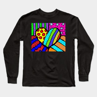 heart,rainbow,graffiti,star by LowEndGraphics Long Sleeve T-Shirt